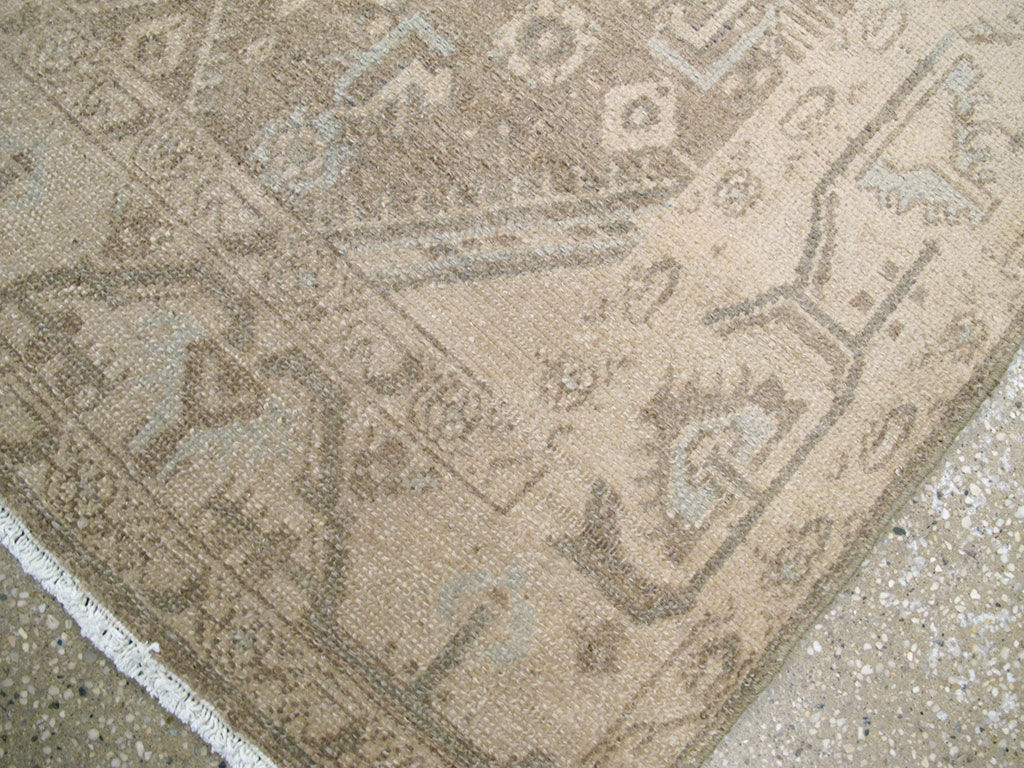 Vintage Persian Malayer Throw Rug, No.26901 - Gsblank