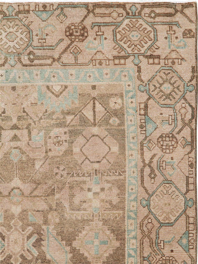 Vintage Persian Malayer Accent Rug, No.26905 - Gsblank