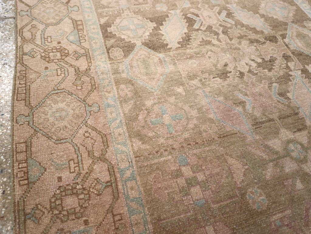 Vintage Persian Malayer Accent Rug, No.26905 - Gsblank