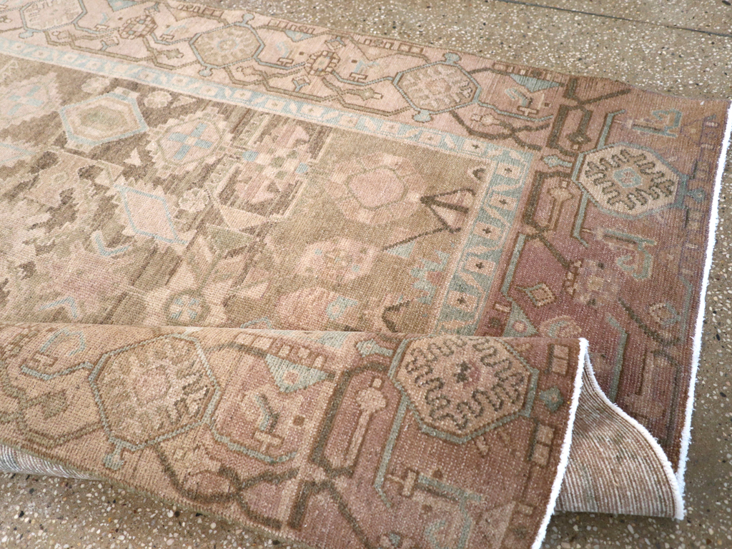 Vintage Persian Malayer Accent Rug, No.26905 - Gsblank