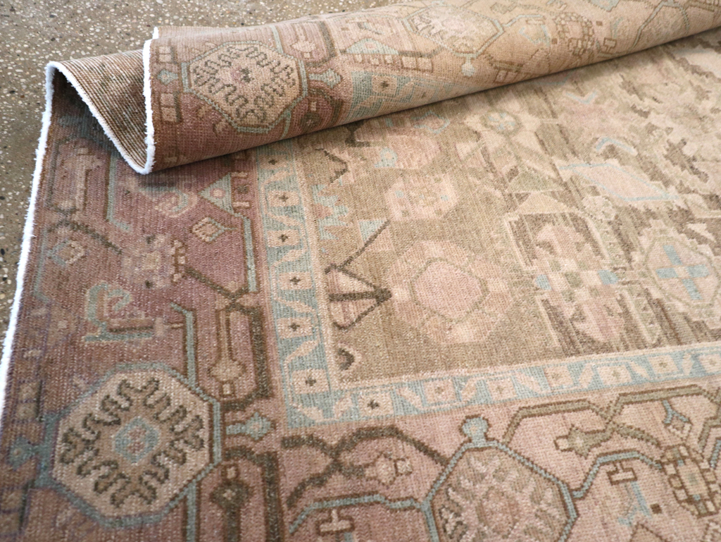 Vintage Persian Malayer Accent Rug, No.26905 - Gsblank