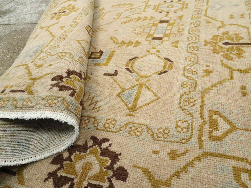 Vintage Persian Malayer Accent Rug, No.26907 - Gsblank