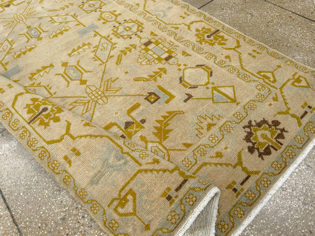 Vintage Persian Malayer Accent Rug, No.26907 - Gsblank