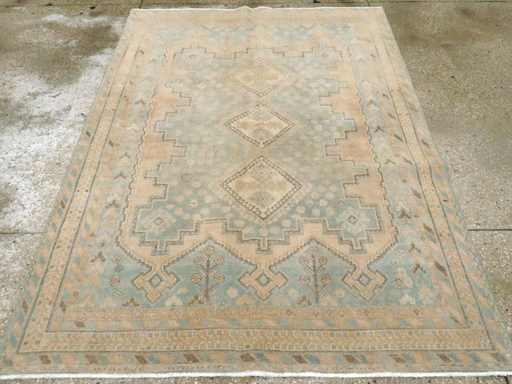 Vintage Persian Afshar Rug, No.26908 - Gsblank