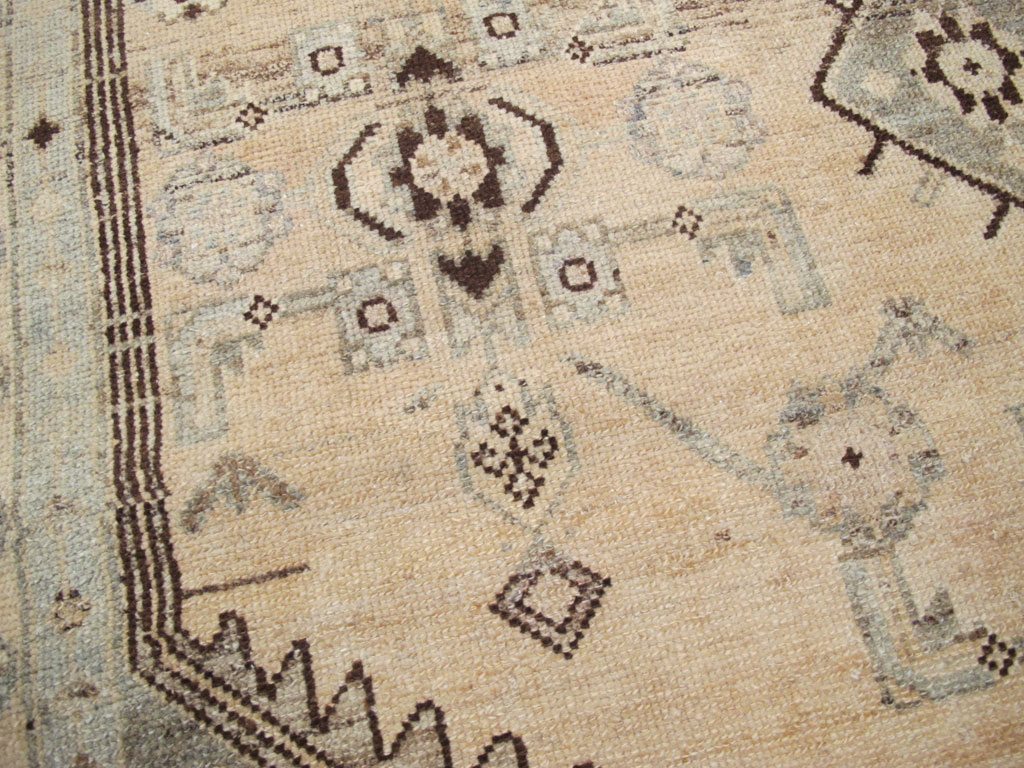 Vintage Persian Malayer Accent Rug, No.26910 - Gsblank