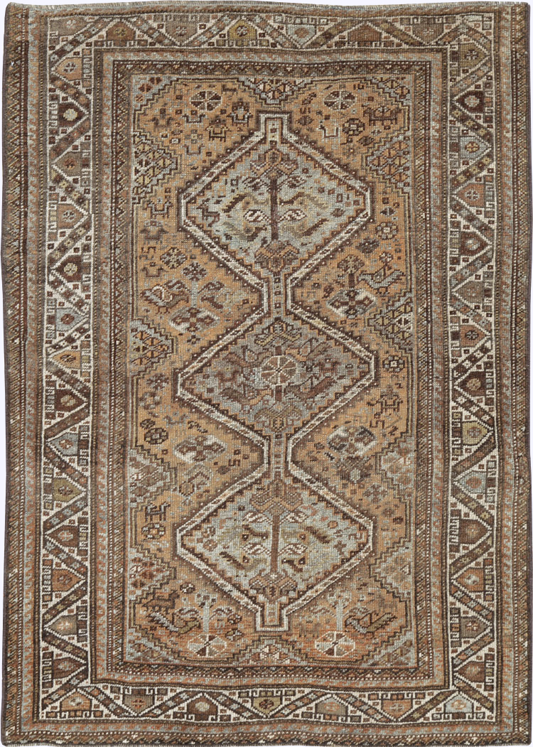 Vintage Persian Afshar Rug, No.26915 - Gsblank