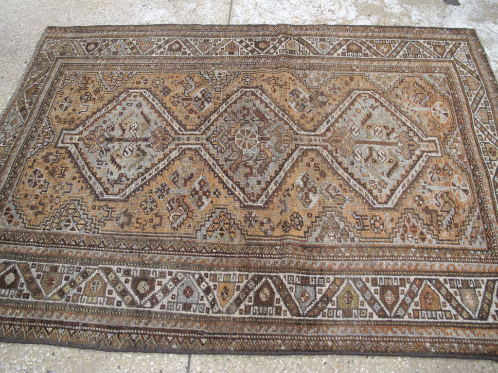 Vintage Persian Afshar Rug, No.26915 - Gsblank