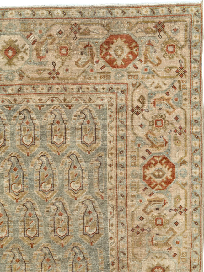 Vintage Persian Malayer Accent Rug, No.26920 - Gsblank