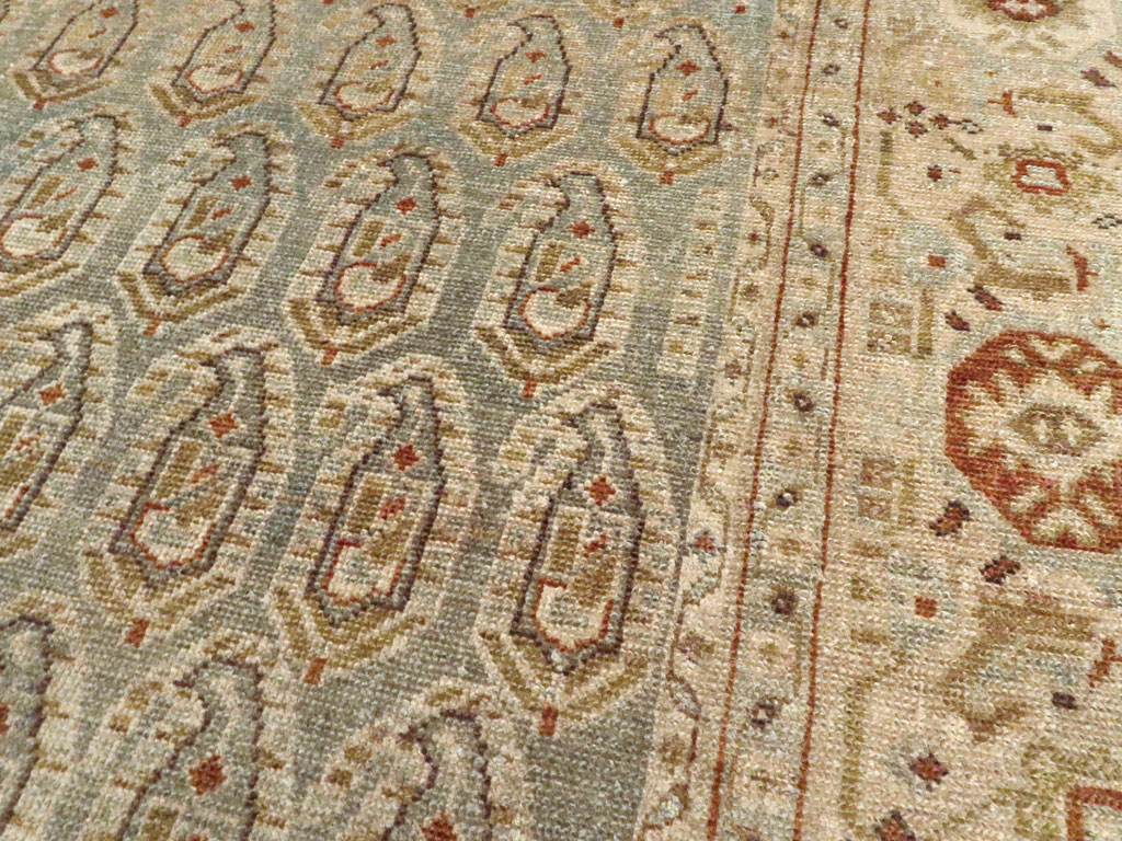Vintage Persian Malayer Accent Rug, No.26920 - Gsblank
