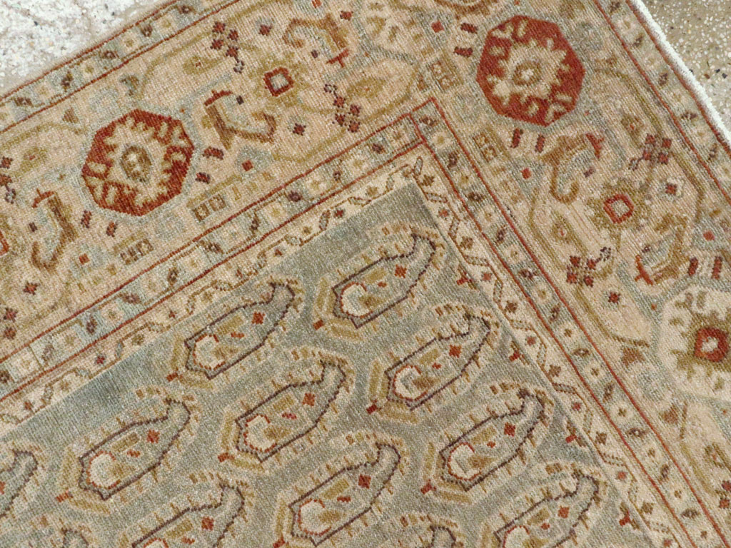 Vintage Persian Malayer Accent Rug, No.26920 - Gsblank