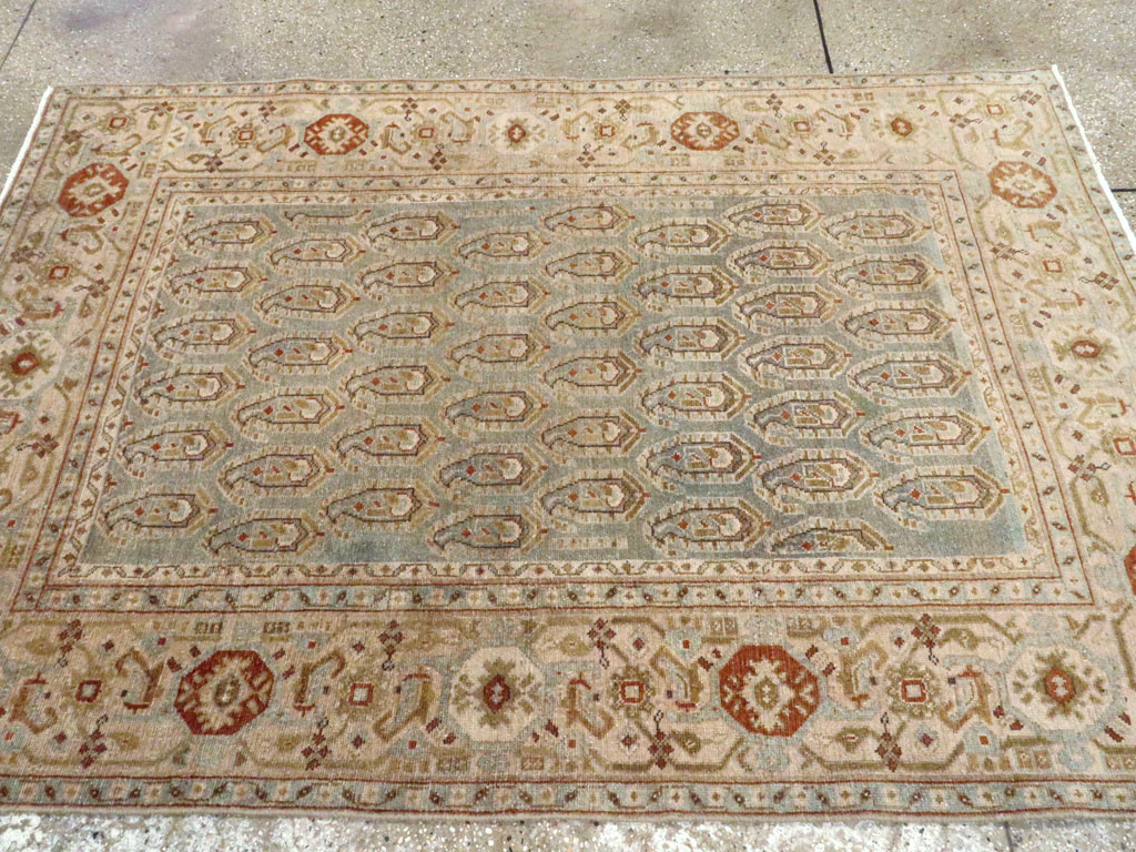 Vintage Persian Malayer Accent Rug, No.26920 - Gsblank