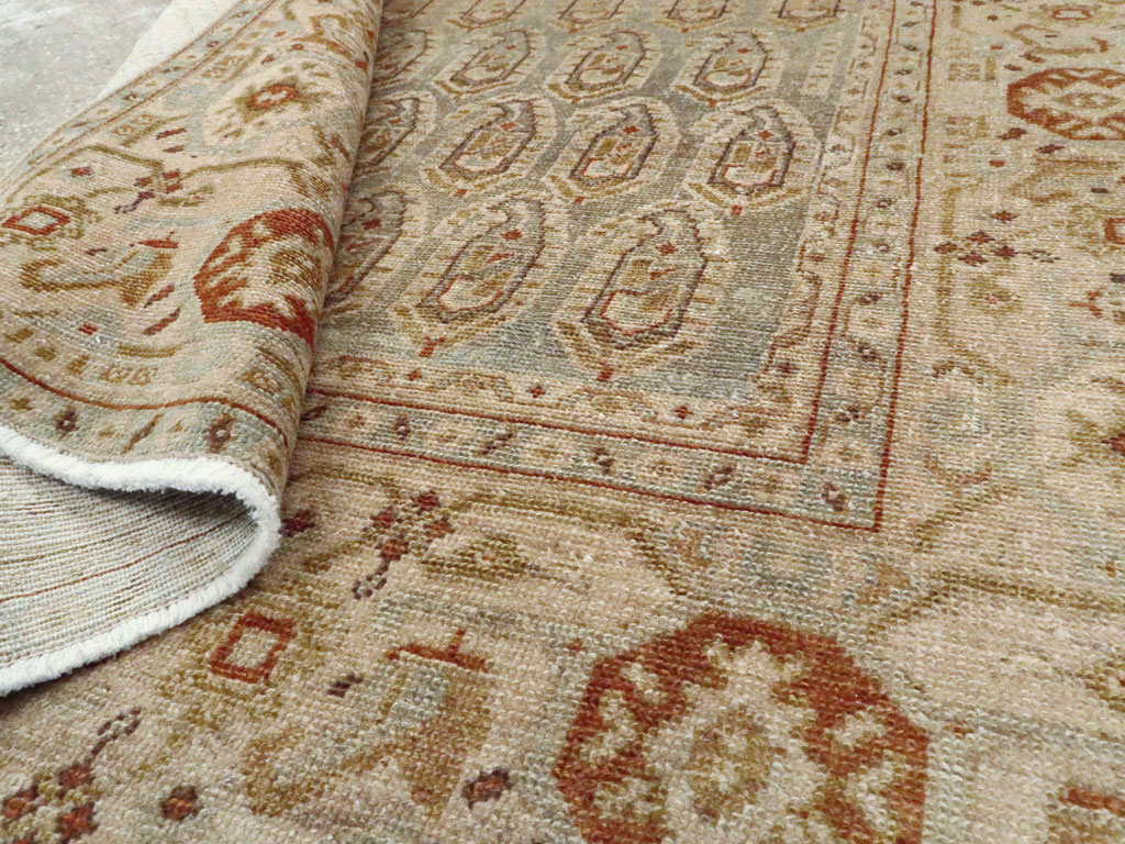 Vintage Persian Malayer Accent Rug, No.26920 - Gsblank