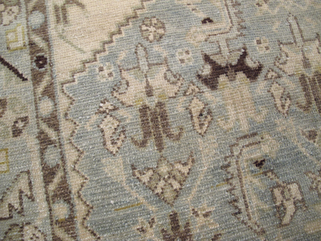 Vintage Persian Malayer Throw Rug, No.26921 - Gsblank