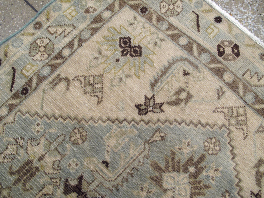 Vintage Persian Malayer Throw Rug, No.26921 - Gsblank