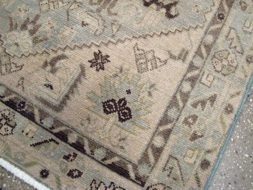 Vintage Persian Malayer Throw Rug, No.26921 - Gsblank