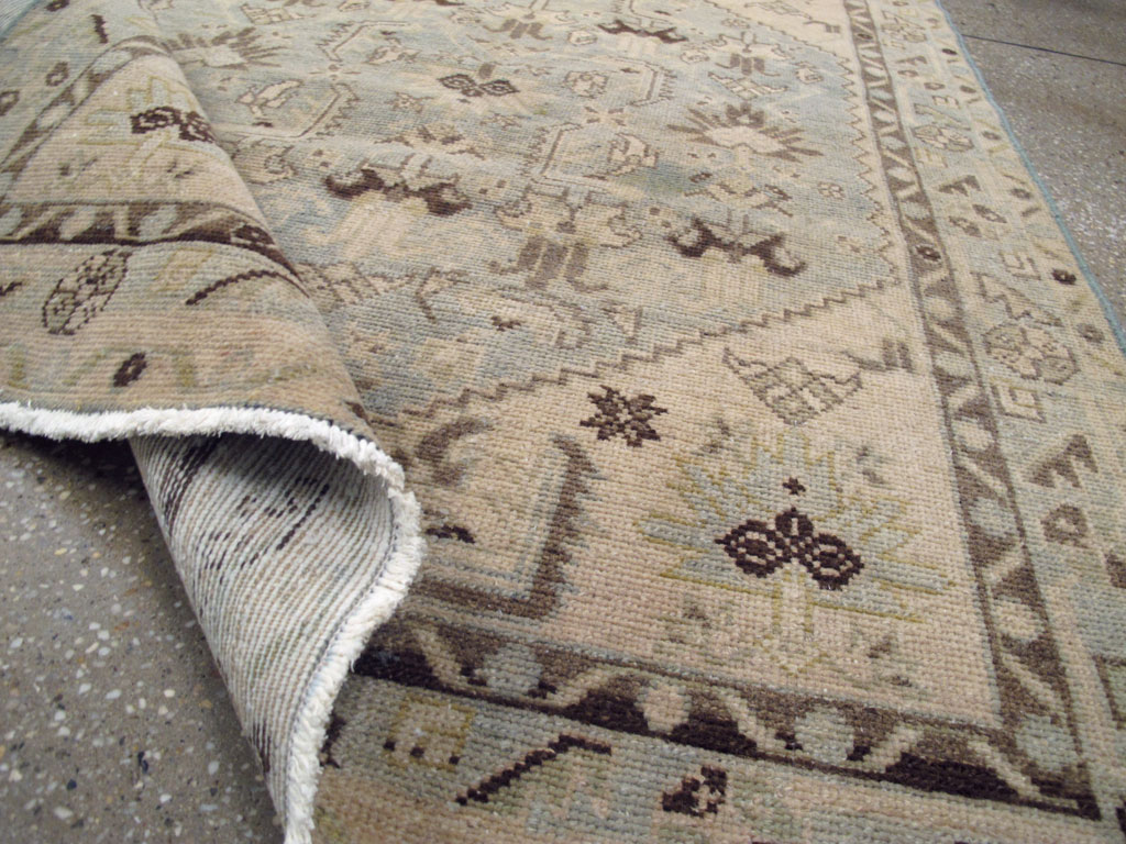 Vintage Persian Malayer Throw Rug, No.26921 - Gsblank