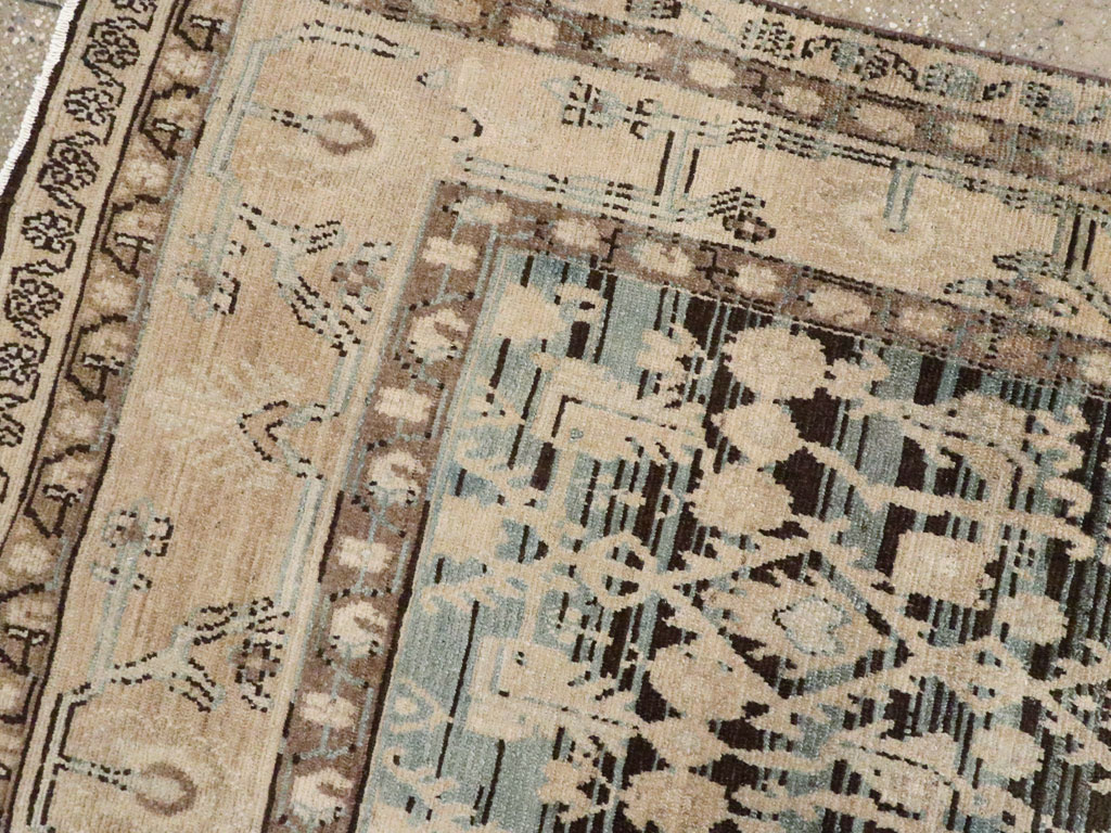 Vintage Persian Malayer Accent Rug, No.26923 - Gsblank