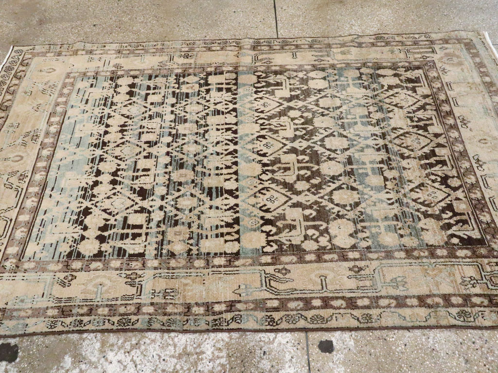 Vintage Persian Malayer Accent Rug, No.26923 - Gsblank
