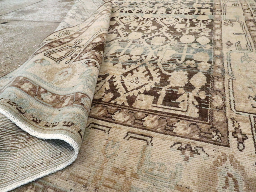 Vintage Persian Malayer Accent Rug, No.26923 - Gsblank