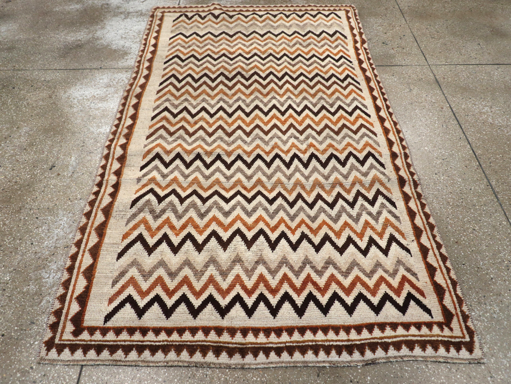 Vintage Persian Gabbeh Rug, No.26926 - Gsblank