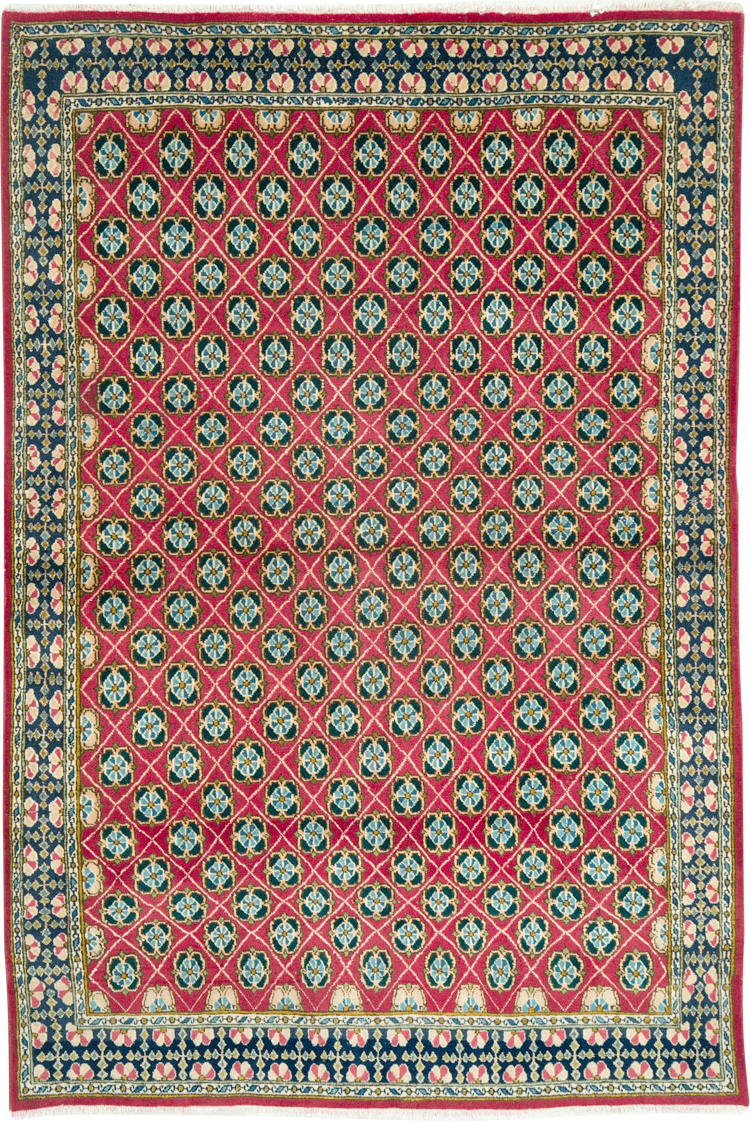 Vintage Persian Kashan Rug, No.26928 - Gsblank
