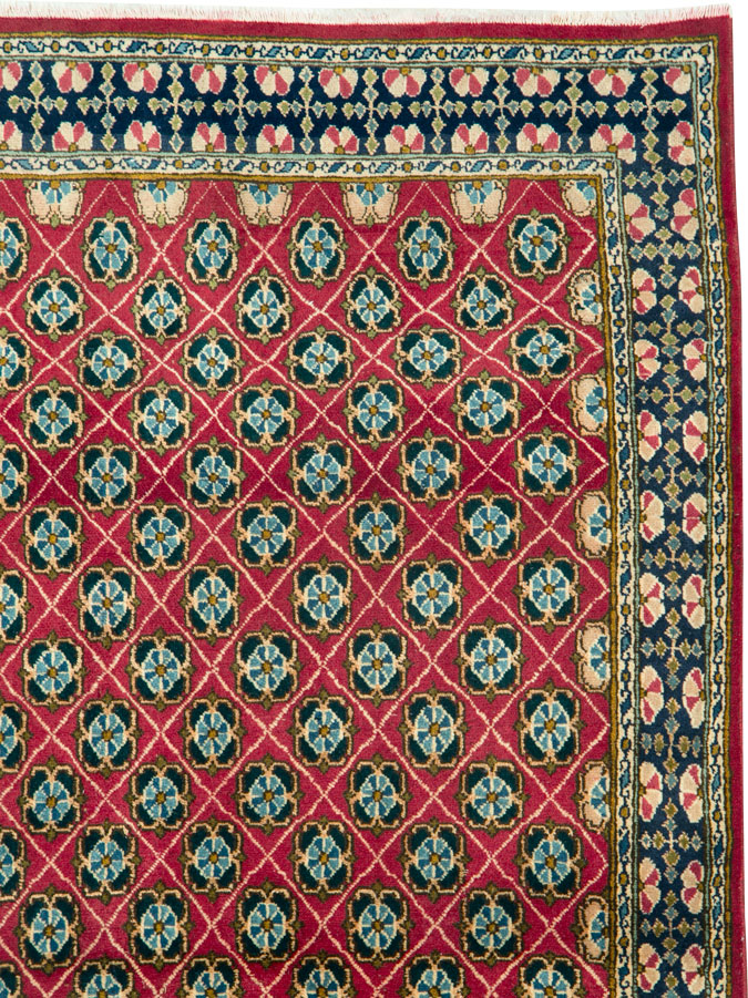 Vintage Persian Kashan Rug, No.26928 - Gsblank
