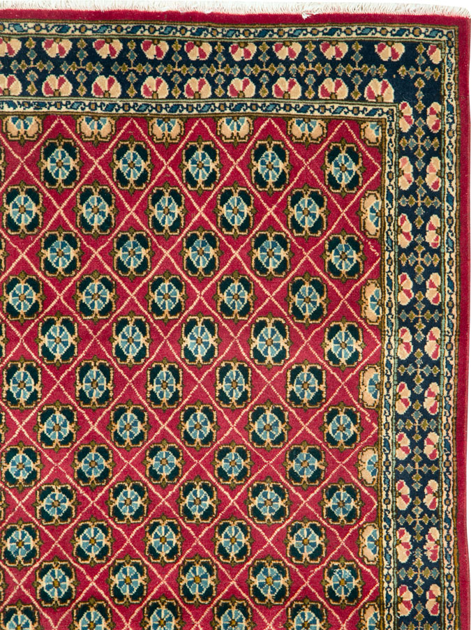 Vintage Persian Kashan Rug, No.26928 - Gsblank