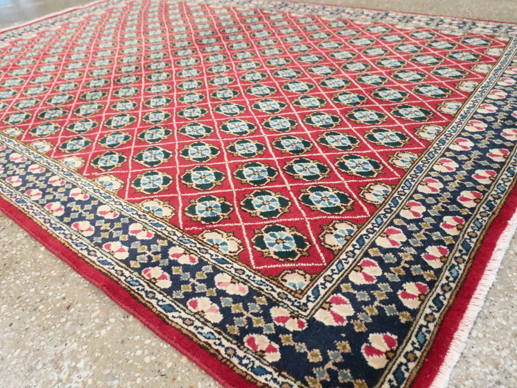 Vintage Persian Kashan Rug, No.26928 - Gsblank