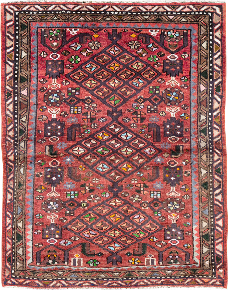 Vintage Persian Hamadan Rug, No.26932 - Gsblank