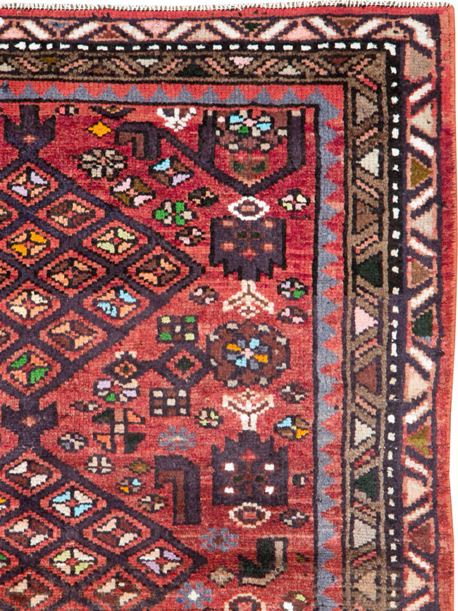 Vintage Persian Hamadan Rug, No.26932 - Gsblank