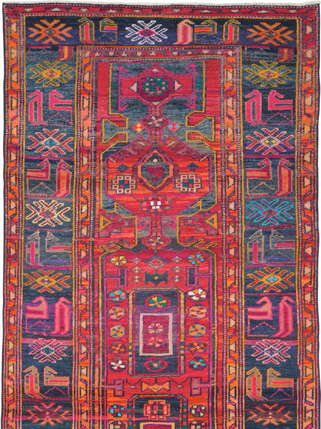Vintage Persian Hamadan Rug, No.26933 - Gsblank