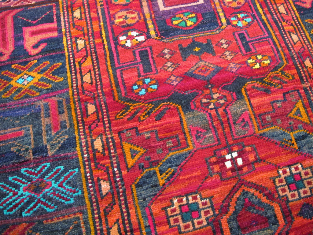 Vintage Persian Hamadan Rug, No.26933 - Gsblank