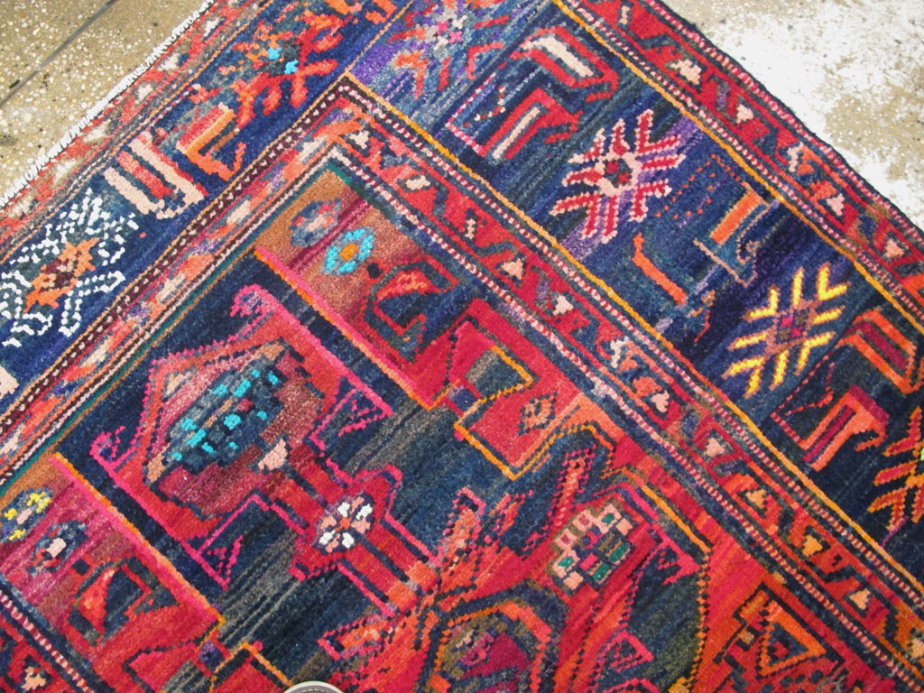 Vintage Persian Hamadan Rug, No.26933 - Gsblank
