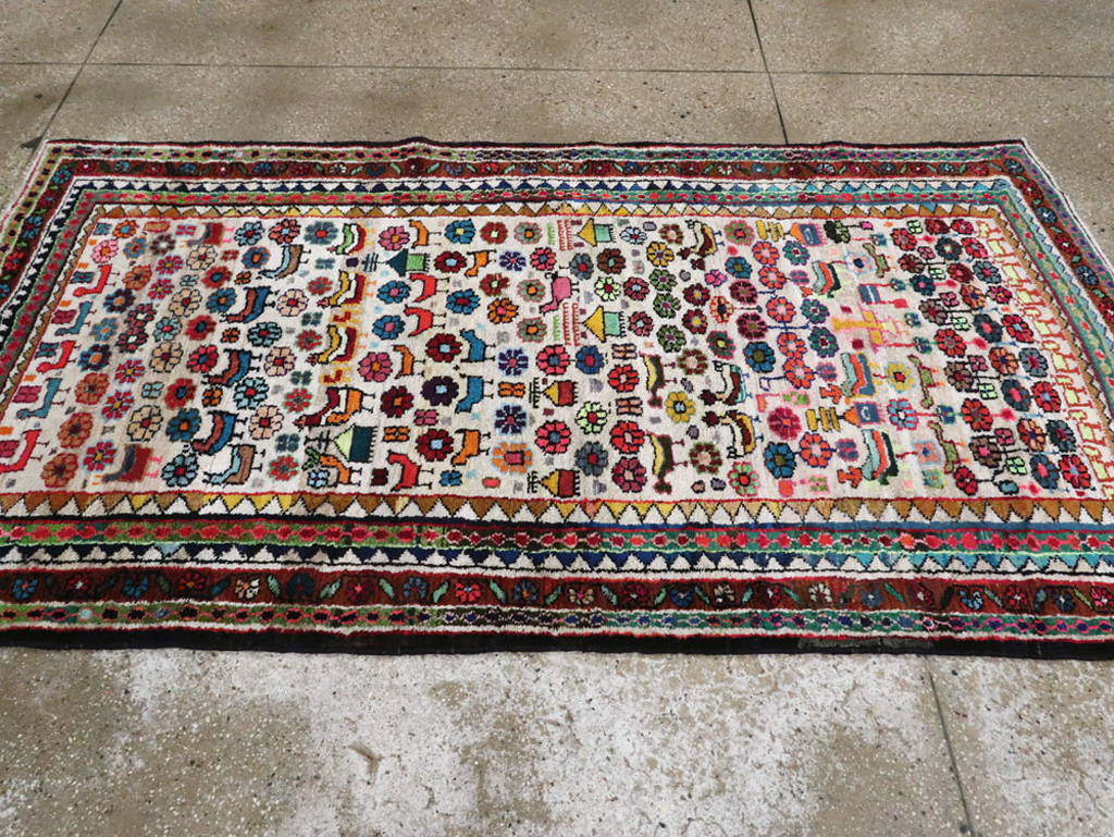 Vintage Persian Hamadan Rug, No.26935 - Gsblank