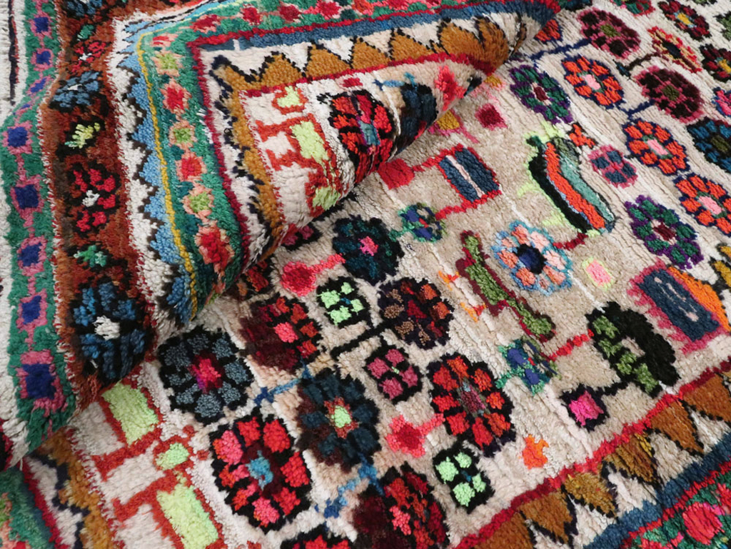 Vintage Persian Hamadan Rug, No.26935 - Gsblank