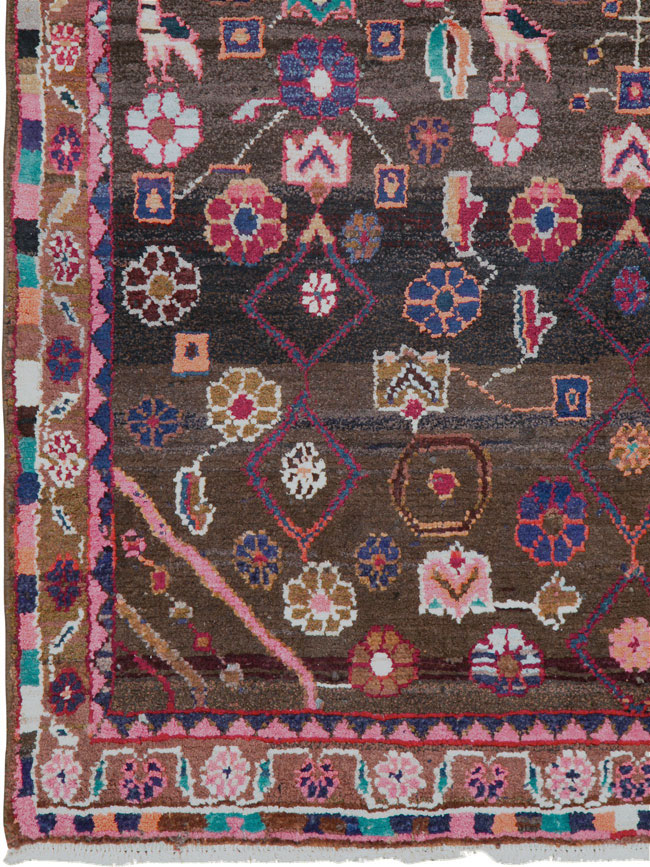 Vintage Persian Hamadan Rug, No.26936 - Gsblank
