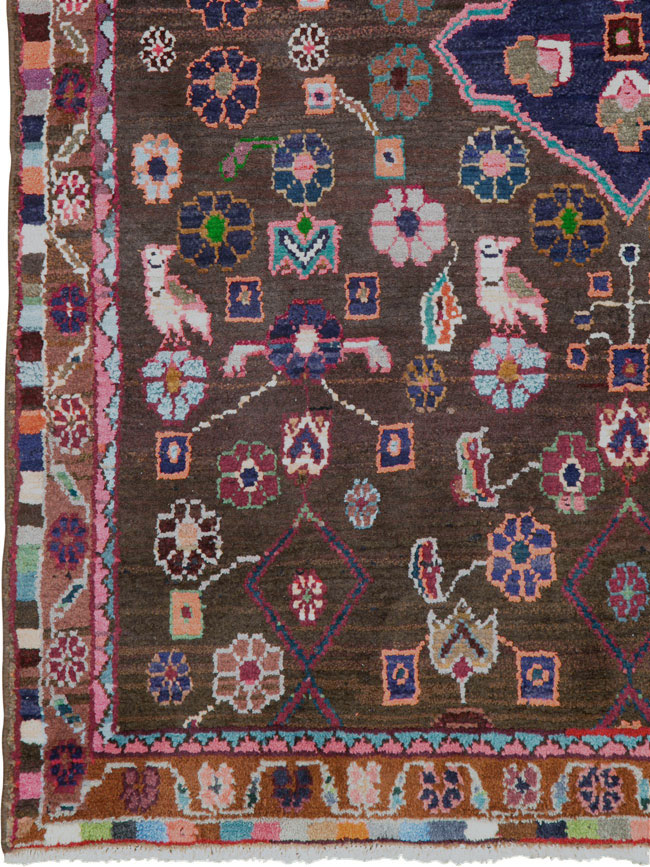 Vintage Persian Hamadan Rug, No.26936 - Gsblank