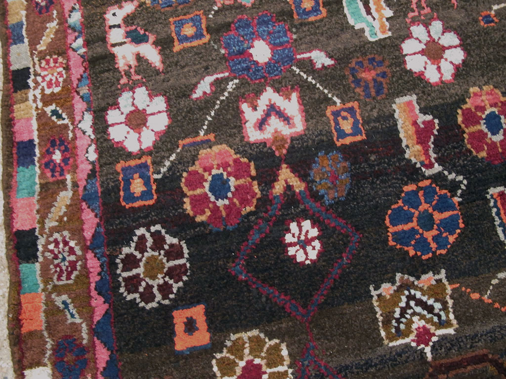 Vintage Persian Hamadan Rug, No.26936 - Gsblank