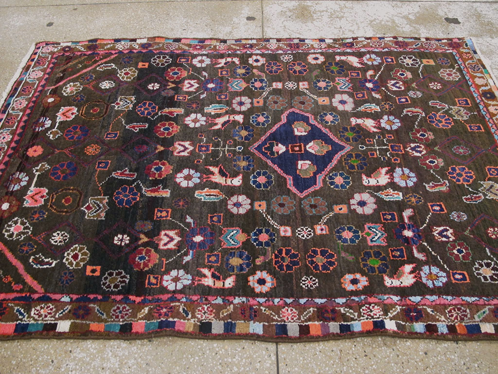 Vintage Persian Hamadan Rug, No.26936 - Gsblank