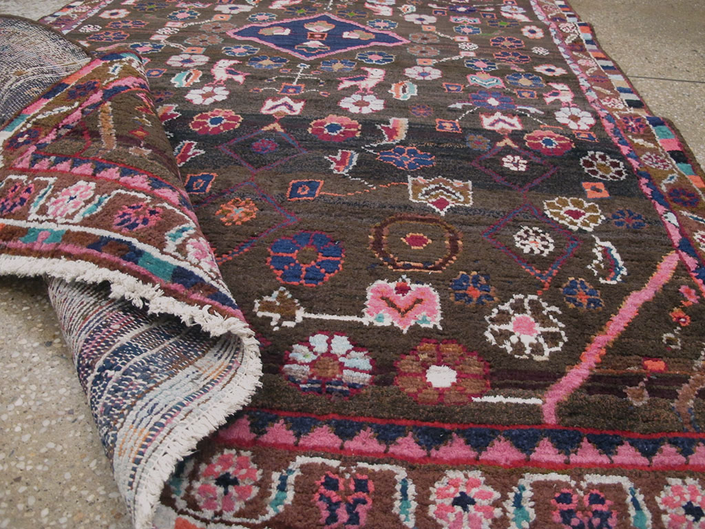 Vintage Persian Hamadan Rug, No.26936 - Gsblank