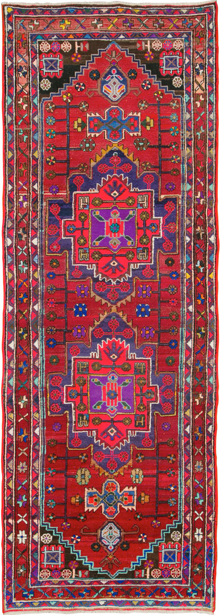 Vintage Persian Hamadan Rug, No.26941 - Gsblank