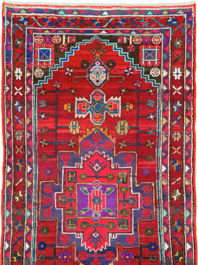 Vintage Persian Hamadan Rug, No.26941 - Gsblank