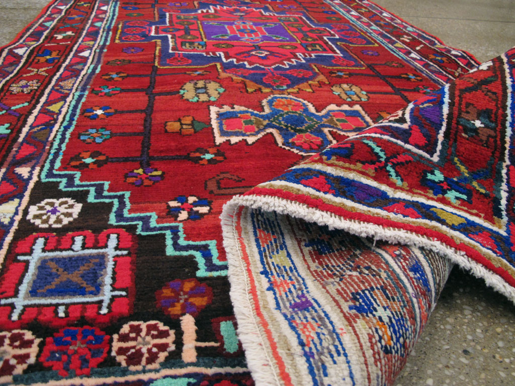 Vintage Persian Hamadan Rug, No.26941 - Gsblank