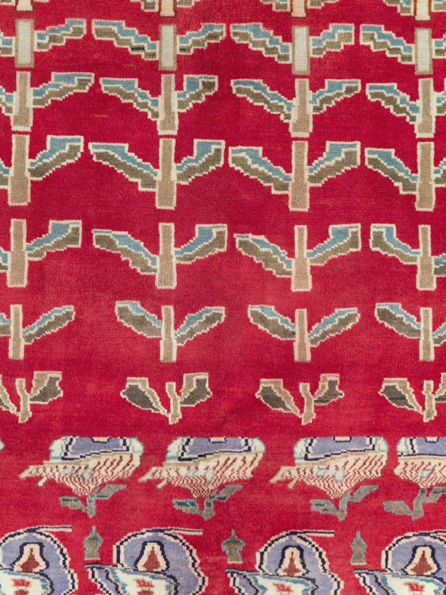 Vintage Persian Kashan Carpet, No.26942 - Gsblank