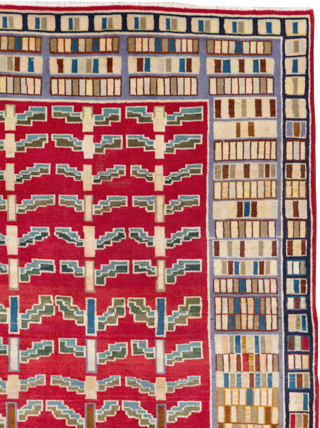 Vintage Persian Kashan Carpet, No.26942 - Gsblank