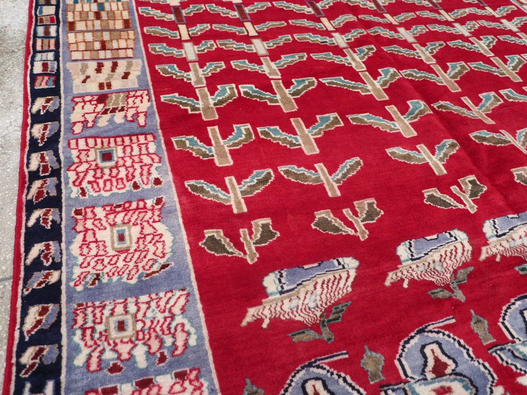 Vintage Persian Kashan Carpet, No.26942 - Gsblank