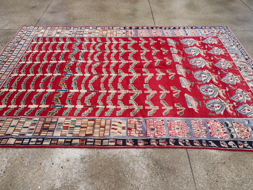 Vintage Persian Kashan Carpet, No.26942 - Gsblank