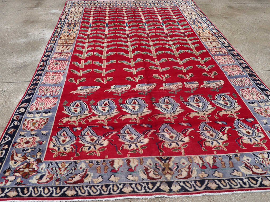 Vintage Persian Kashan Carpet, No.26942 - Gsblank
