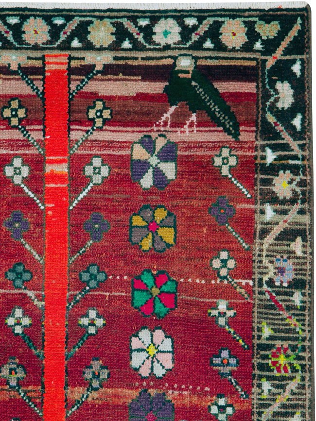 Vintage Persian Mahal Rug, No.26943 - Gsblank