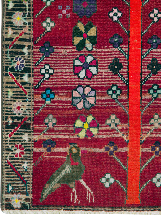 Vintage Persian Mahal Rug, No.26943 - Gsblank